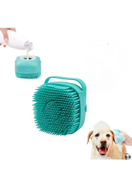 2 Paket Köpek Banyo Fırçası, Yumuşak Silikon Evcil Hayvan Şampuanı Masaj Dağıtıcısı Bakım Duş Fırçası Kısa Uzun Saçlı Köpekler ve Kediler Için Yıkama (Yurt Dışından)