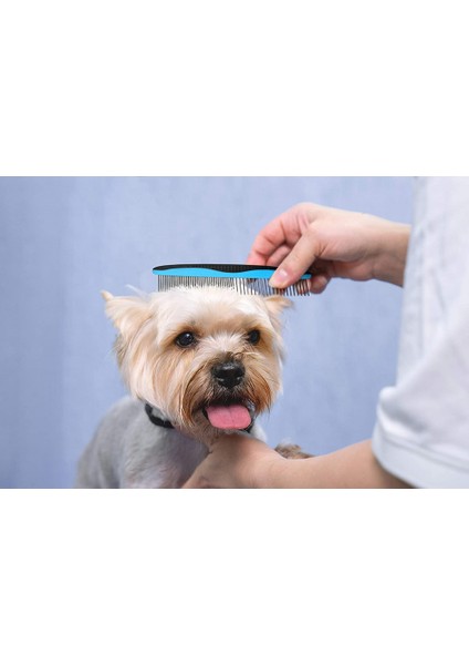 Küçük ve Büyük Çeşitler ve Bölgeler Için Küçük ve Büyük Pet Taraklar. Köpeğiniz ve Kediniz Için Premium Kaymaz, Rahat Tutuşlu Ergonomik Sap, (Açık Mavi) (Yurt Dışından) modelleri