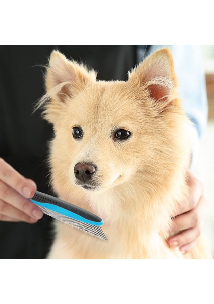 Küçük ve Büyük Çeşitler ve Bölgeler Için Küçük ve Büyük Pet Taraklar. Köpeğiniz ve Kediniz Için Premium Kaymaz, Rahat Tutuşlu Ergonomik Sap, (Açık Mavi) (Yurt Dışından) fırsatları