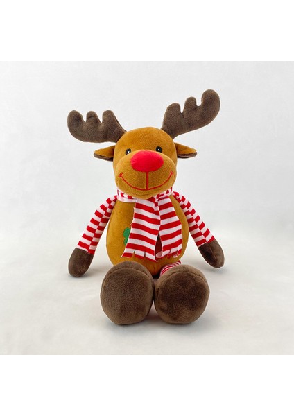Noel Baba Bebek Elk Peluş Oyuncak Kardan Adam Bebek Bez Bebek Noel (Yurt Dışından)
