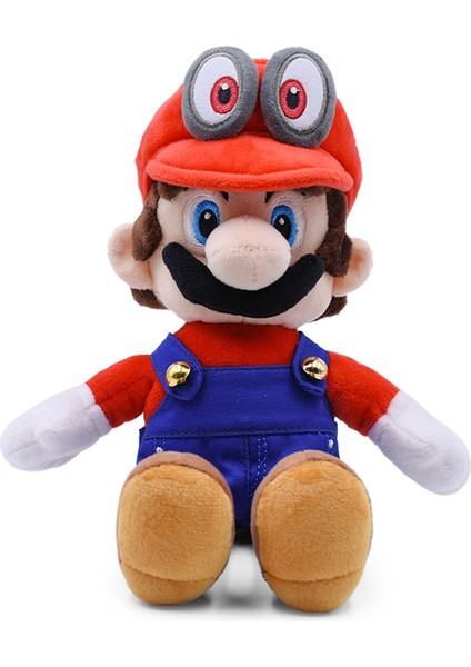 Süper Mario Peluş Bebek Odyssey Şapka Kırmızı Başlıklı Kız Chucky Mario (Yurt Dışından)
