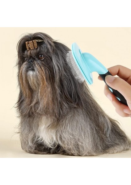 Köpek Ve Kedi Fırçası - Evcil Hayvan Bakım Fırçası - Bakım Aleti (Küçük Mavi) (Yurt Dışından) fiyatları