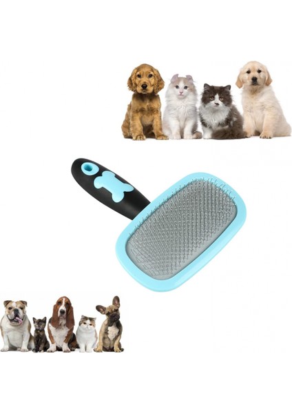 Köpek Ve Kedi Fırçası - Evcil Hayvan Bakım Fırçası - Bakım Aleti (Küçük Mavi) (Yurt Dışından) modelleri