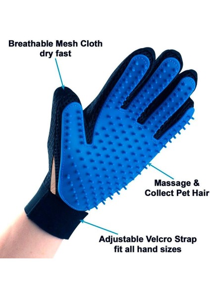 Evcil Tüy Alma Eldivenleri - Nazik Evcil Bakım Eldiveni Fırçası - Tüy Alma Eldivenleri - Geliştirilmiş Beş Parmak Tasarımlı Masaj Eldivenleri - Uzun ve Kısa Tüylü Köp (Yurt Dışından) fiyatları