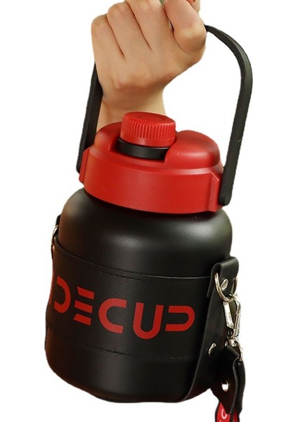 316 Paslanmaz Çelik Termos Bardak Açık Taşınabilir Pipetli Su Bardağı (Yurt Dışından)