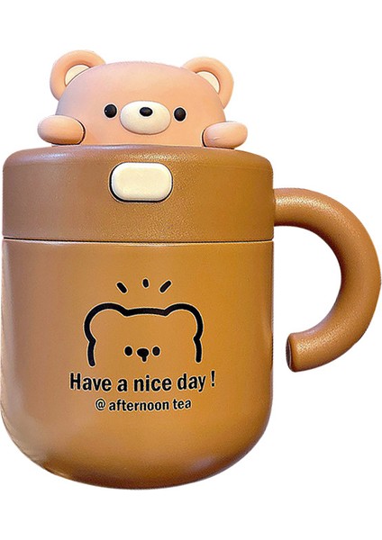 Kapaklı Ayı Kupası, Heykelcik Ofis Bardağı, Büyük Kapasiteli (Yurt Dışından)