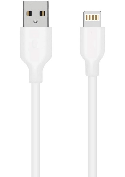 Lightning To USB Apple Şarj Kablosu 2.4A 1 mt