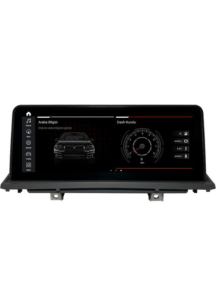 Bmw X6 (2007-2013) Android 11 Multimedya - 4GB Ram - 64GB Hafıza - 10 Inch - Carplay CRV-517RDC X6