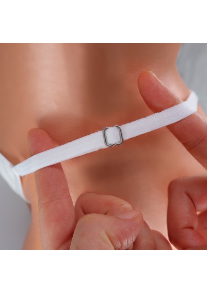 - Open 24/7 Retro - Neon Tasarım Baskılı Pamuk Ayarlanabilir G-String, Tanga, Kadın Iç Çamaşırı