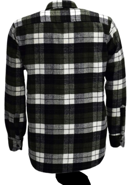 Erkek Çift Cepli Kapaklı Regular Fit Oduncu Gömlek BGL-ST03253