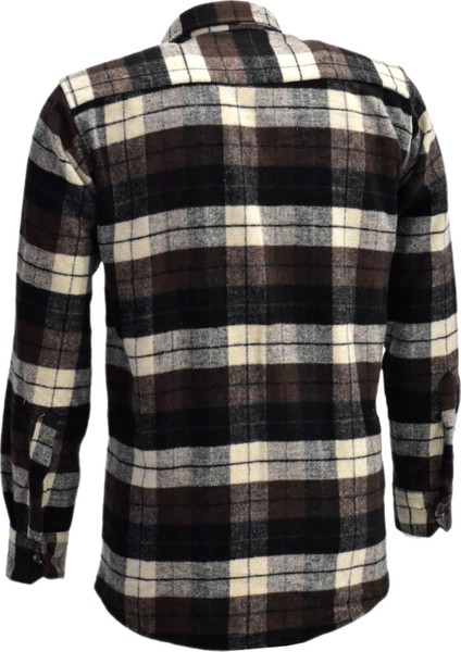 Erkek Çift Cepli Kapaklı Regular Fit Oduncu Gömlek BGL-ST03253