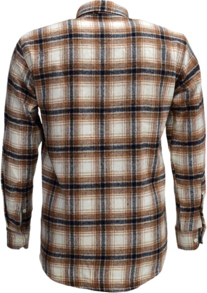 Erkek Çift Cepli Kapaklı Regular Fit Oduncu Gömlek BGL-ST03262