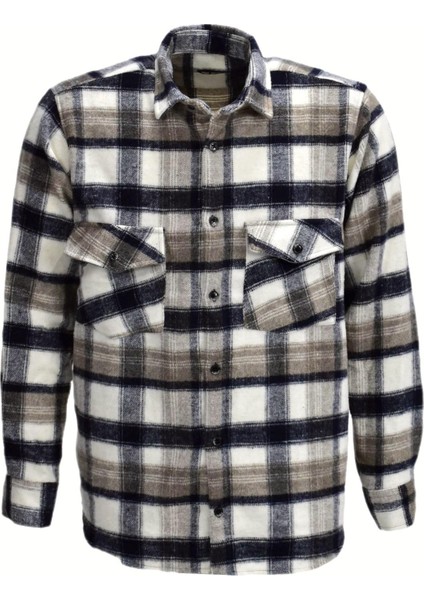Erkek Çift Cepli Kapaklı Regular Fit Oduncu Gömlek BGL-ST03256