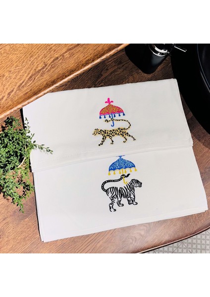 Safari Animals Temalı Yüz Havlusu ( 1 Adet )