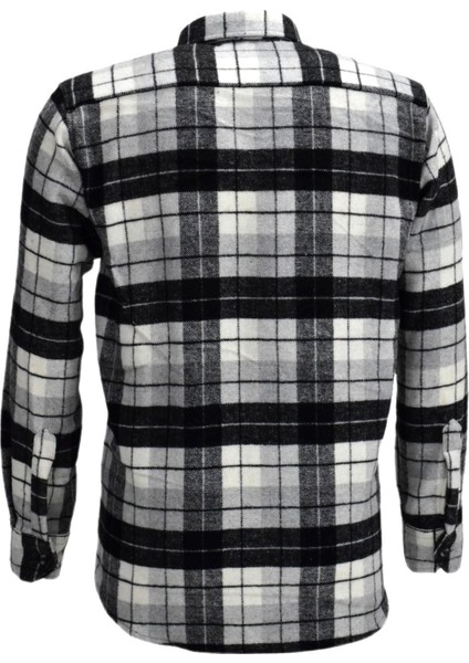 Erkek Çift Cepli Kapaklı Regular Fit Oduncu Gömlek BGL-ST03253 fırsatları