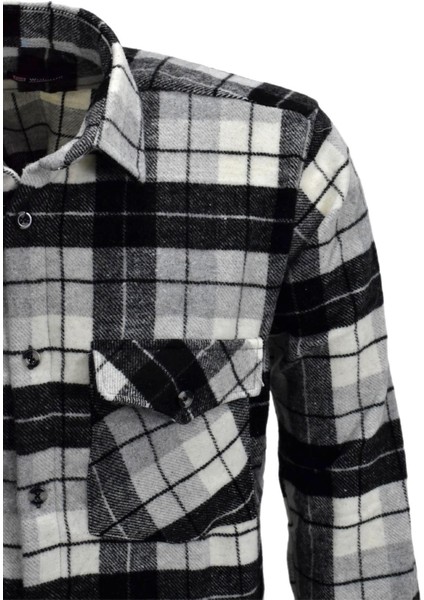 Erkek Çift Cepli Kapaklı Regular Fit Oduncu Gömlek BGL-ST03253 indirimleri