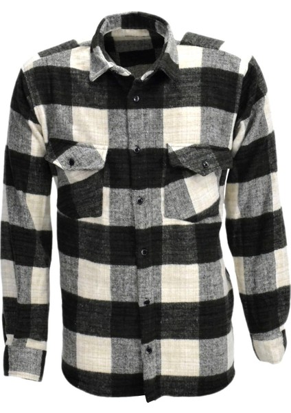 Erkek Çift Cepli Kapaklı Regular Fit Oduncu Gömlek BGL-ST03252