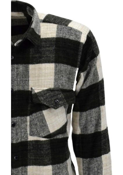 Erkek Çift Cepli Kapaklı Regular Fit Oduncu Gömlek BGL-ST03252 indirimleri