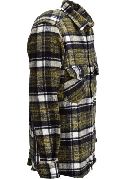 Erkek Çift Cepli Kapaklı Regular Fit Oduncu Gömlek BGL-ST03255 modelleri