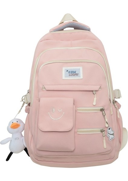 Love Home Ortaokul Öğrencileri Için Okul Çantaları 2023 Yaz Yeni Büyük Kapasiteli Boş Zaman Seyahati Sırt Çantası Modaya Uygun Tüm Maç Çift Sırt Çantası (Yurt Dışından)