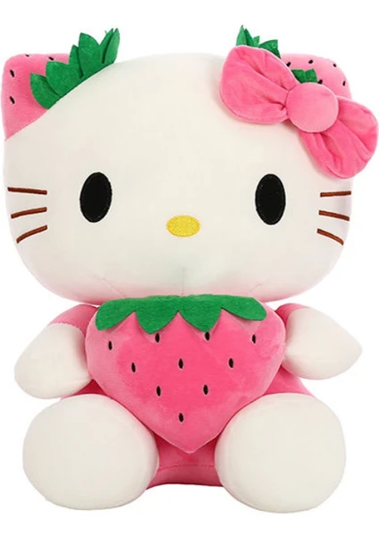 Hediye Nest Hello Kitty Pembe Peluş 35CM (Yurt Dışından)