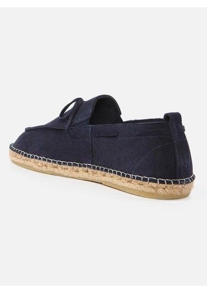 Carlo Lacivert Erkek Süet Espadril