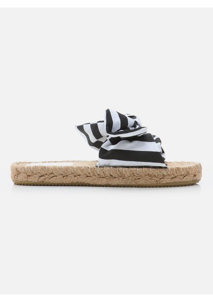 Yasmina Siyah Kadın Espadril Terlik fiyatları