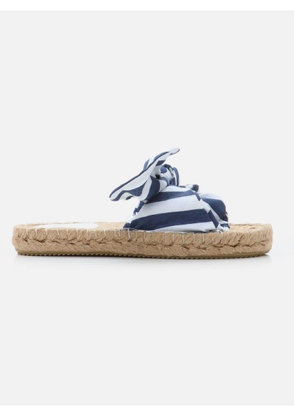 Yasmina Indigo Mavi Kadın Espadril Terlik