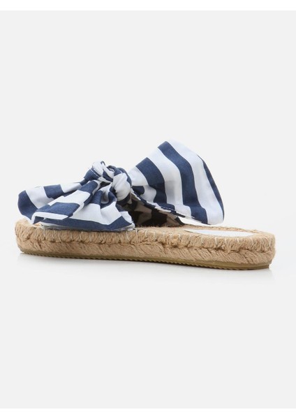 Yasmina Indigo Mavi Kadın Espadril Terlik