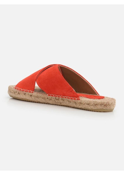 Kimela Kırmızı Kadın Espadril Terlik modelleri