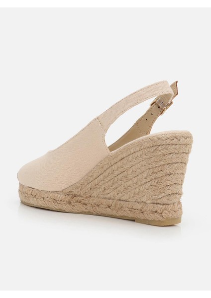 Pippa Ekru Kadın Dolgu Topuklu Espadril modelleri