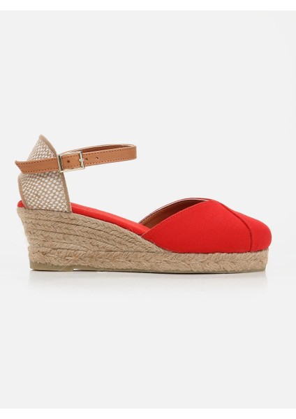Marsy Kırmızı Kadın Dolgu Topuklu Espadril fiyatları