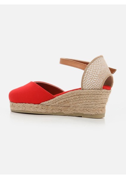Marsy Kırmızı Kadın Dolgu Topuklu Espadril modelleri