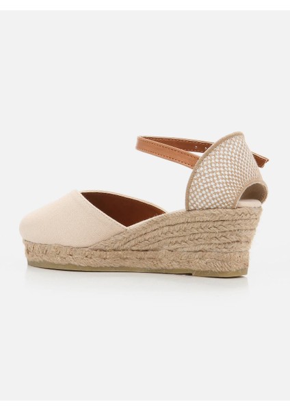 Marsy Ekru Kadın Dolgu Topuklu Espadril modelleri