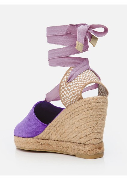 Ramblas Mor Kadın Dolgu Topuklu Espadril modelleri