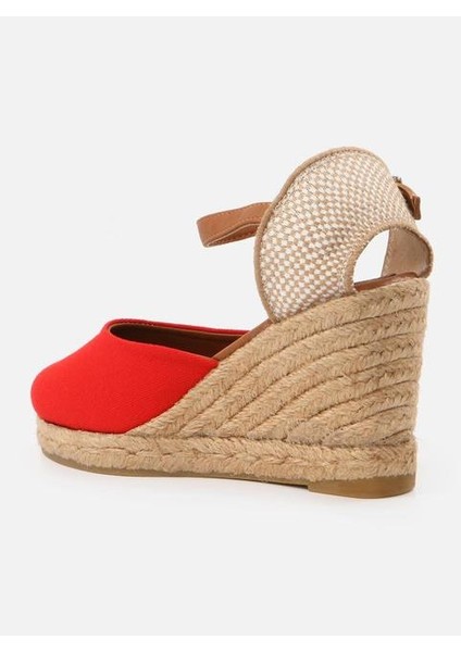 Kate Kırmızı Kadın Dolgu Topuklu Espadril modelleri