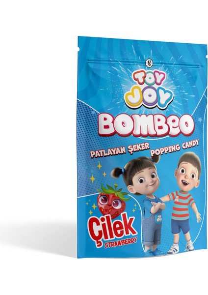 Bombeo 4gr. Çilek Ar. Patlayan Şeker - 40 Adet