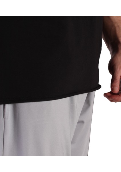 Training Club Kapüşonlu Kolsuz Sweatshirt Siyah