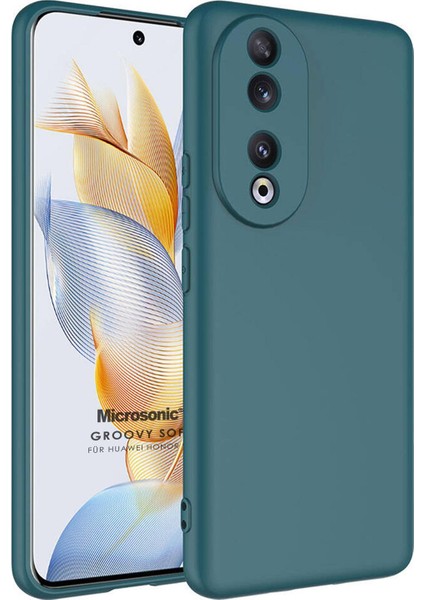 Honor 90 Kılıf Groovy Soft Koyu Yeşil