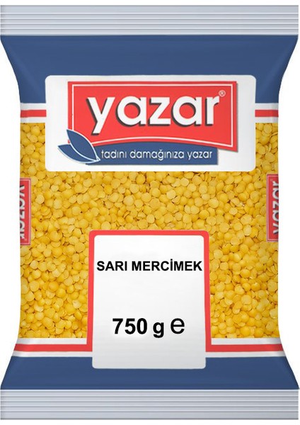 Sarı Mercimek 750 gr x 4 Adet