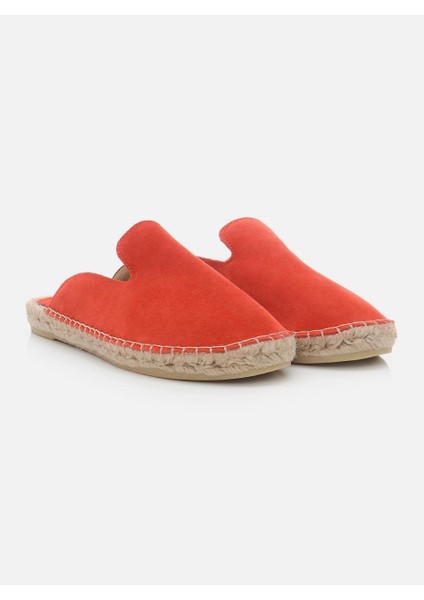 Marah Kırmızı Kadın Espadril Terlik