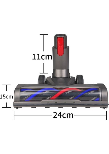 LED Işıklı Dyson V7 V8 V10 V11 V15 Parçaları Için Yumuşak Rulo Fırça (Yurt Dışından)