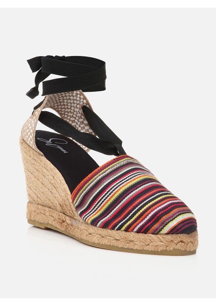 Ruby Siyah Kadın Dolgu Topuklu Espadril