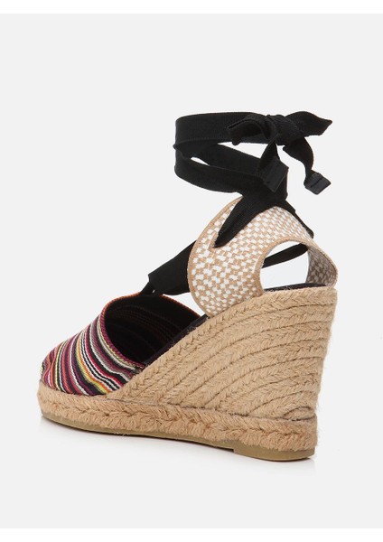 Ruby Siyah Kadın Dolgu Topuklu Espadril modelleri