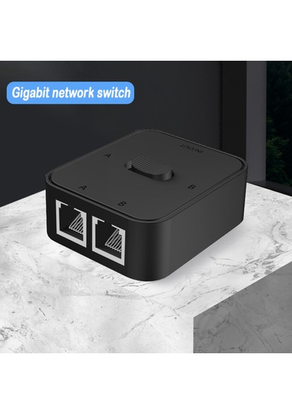 Bağlantı Noktalı Gigabit Ağ Anahtarı RJ45 Anahtar Ağ Ayırıcı-Siyah (Yurt Dışından) fırsatları