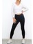 1ds 1 Dünya Shop Örme Kaşe Tayt Siyah - 10158.1567. 26 2