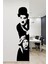 Charlie Chaplin ve Bakan Çocuk Duvar Sticker Yapıştırma (Sudan ve Nemden Etkilenmez) 001 2