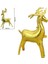 Yılbaşı Altın Renk Geyik Şekilli Folyo Balon 122,5X83,5 cm 1 Adet 2
