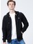 Kapüşon Yaka Siyah Erkek Sweatshırt TB0A2F6Y0011 E-R Basic Reg Zip Thru 3