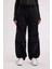 Jogger Normal Bel Bağcıklı Paça Uzun Jean Pantolon B5478AX23CW 1